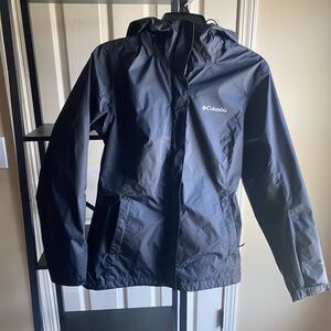 Columbia Women’s XSmall rain jacket, black